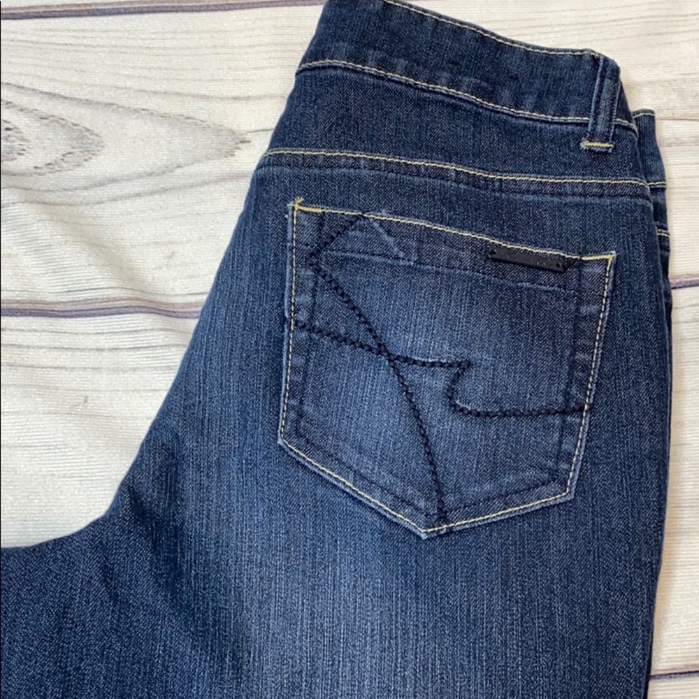 KENNETH COLE WOMEN'S BOOTCUT JEANS IN BLUE SIZE 25 - Picture 5 of 6